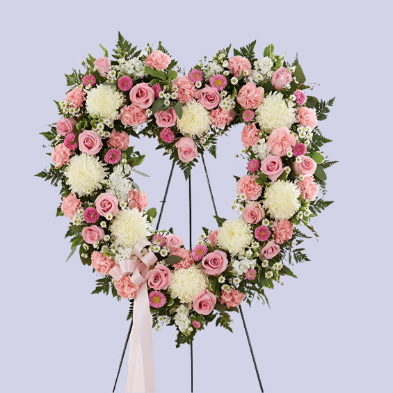 Floral Heart Tribute