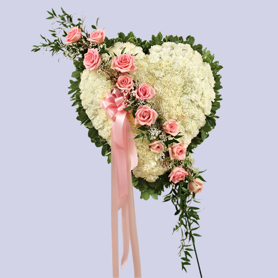 Mixed Flower Heart