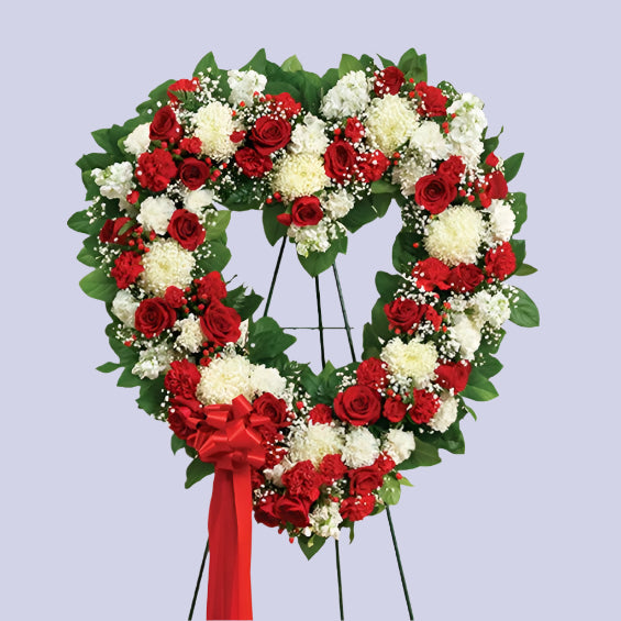 Floral Heart Tribute
