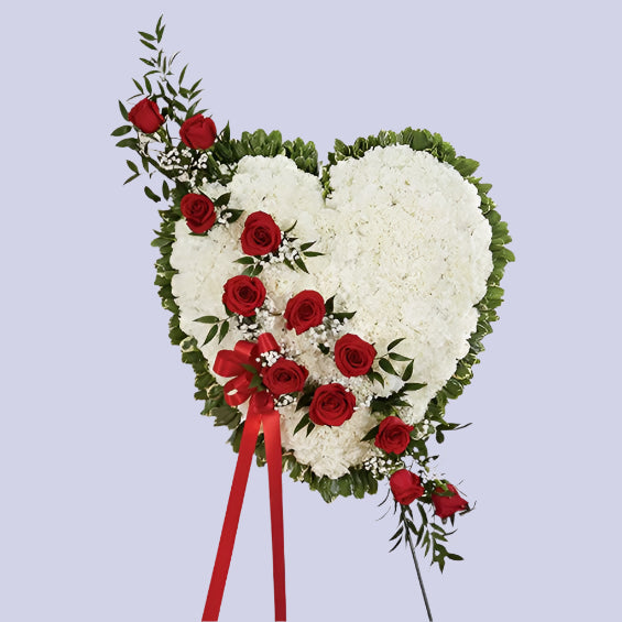 Mixed Flower Heart