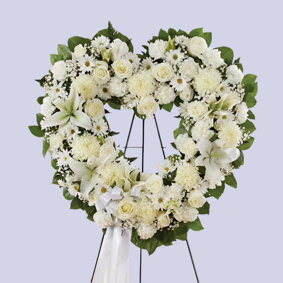 Floral Heart Tribute
